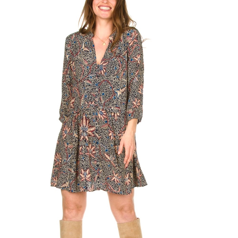 ba&sh Multicolor Patterned Mini Dress